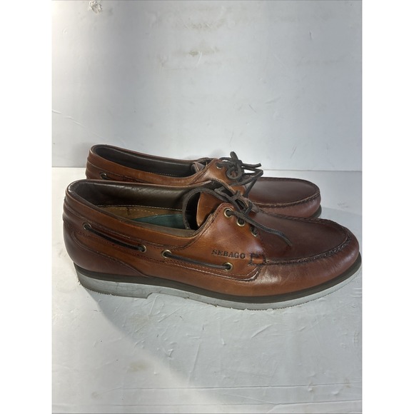 Sebago Other - Sebago Dockside Cape Horn 11.5 W Brown Boat Shoe Hand Sewn